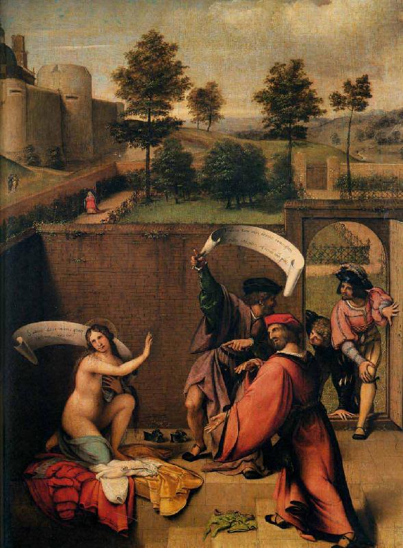 Susanna and the Elders, Lorenzo Lotto